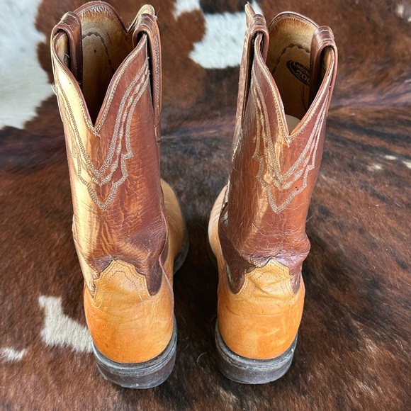 Leucchese ostrich boots men’s 7.5 d women’s 8.5 - Picture 13 of 14